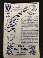 24.3.1966. Shrewsbury Town v