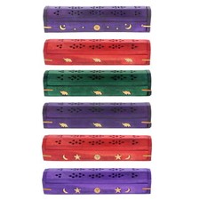 Wooden incense stick holder - wooden,