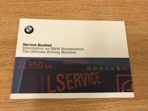 Bmw service book - service,