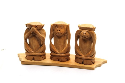 Wooden hand carved - wooden, wise