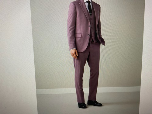 Men 3pc suit - men's, lilac,purple