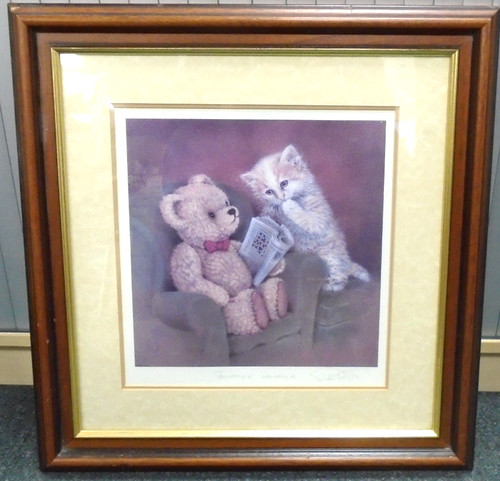 Framed print something e - print,