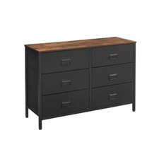Chest of Drawers Wide Storage Dresser with 6 Drawers