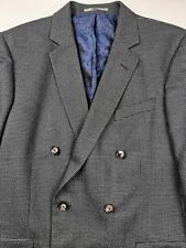 DUCHAMP LONDON Mens Size IT 48/UK 38 Double Breasted Jacket NEW Wool Slim Fit