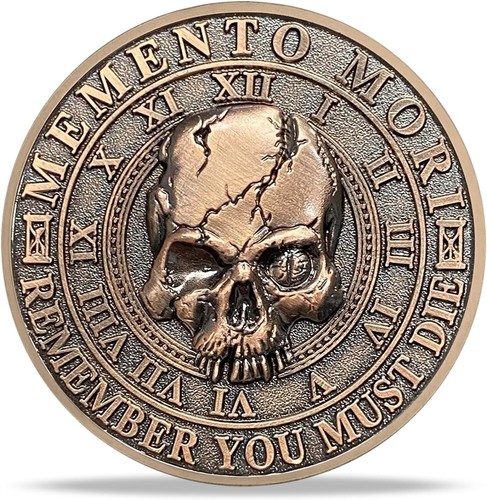 Promotion memento mori - coin, 3d