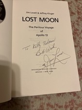 SIGNED By Jim Lovell Lost Moon