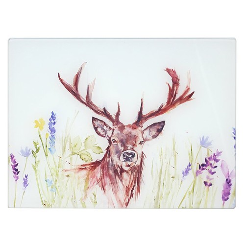 Highland stag toughened glass - toughened,