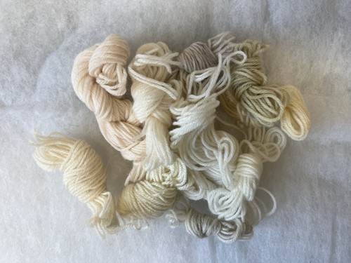 Tapestry wool bundle cream - bundle, 4