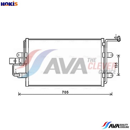 Condenser air conditioning - condenser,