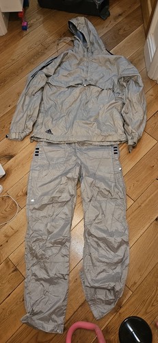 Vintage adidas metallic silver - adidas,