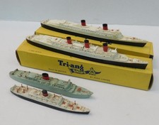 Two boxed Tri-Ang ships; Queen