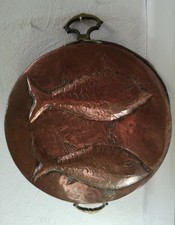 Vintage copper fish jelly - vintage,