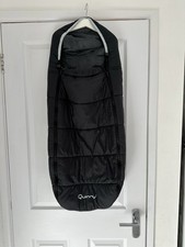 Quinny Push Chair Cosy Toes Foot Muff Black Excellent Condition