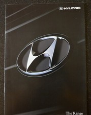 HYUNDAI RANGE (PONY S COUPE LANTRA SONATA) BROCHURE c 1992 ENGLISH. EXC COND