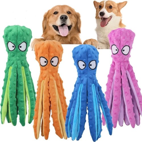 Dog toy octopus plush pet - dog,