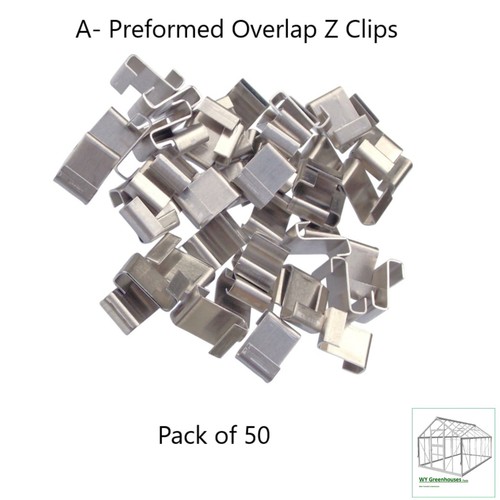 Greenhouse glass clips - glass, z