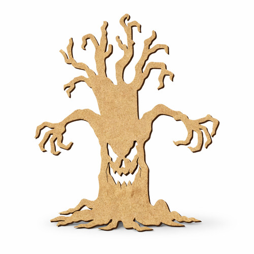 Scary tree mdf halloween - scary,