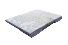 DAMASK  WHITE TABLECLOTH 69"
