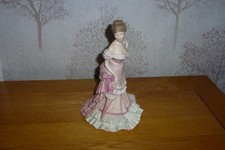 COALPORT FIGURINE "PROMENADE" PERFECT CONDITION.