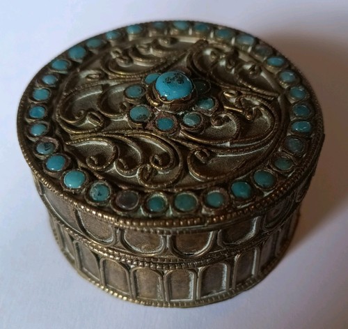 Rare antique pill trinket - antique,