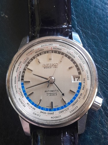 Seiko world time automatic - seiko,
