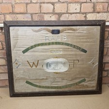 Rare Vintage 1928 RAOB Cloth Wall Hanger - Lodge 6565