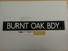 Burnt Oak Broadway - London Bus Destination Blind 15b 42” Gift