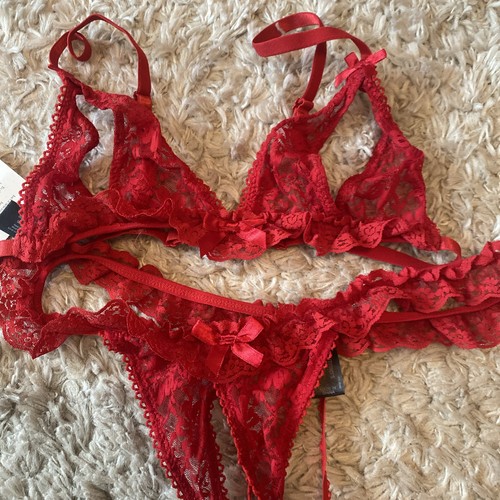 Lace ann summers peephole bra - lace,