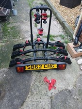 Halfords Advanced 3 Bike E-Bike Compatible Tow Bar Mounted Bike Rack