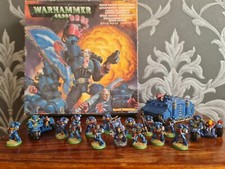 Warhammer 40k Space Marine Battle Force With Original Box.