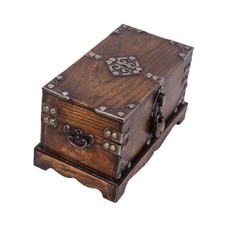 Small Wooden Lock Box Lockable