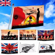 Remembrance Day Flag Poppy