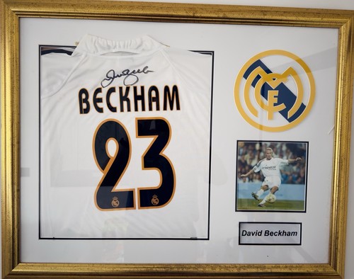 Signed david beckham - david, real