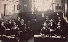 SENT FROM A TYNEMOUTH ADDRESS - SCHOOL? ~ A VINTAGE REAL PHOTO POSTCARD #2521299