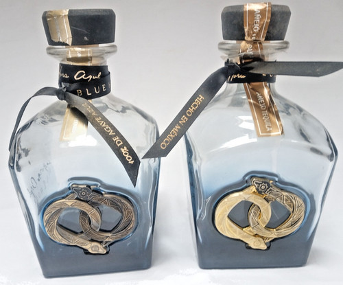 Tequila bottles blue hour - 2,