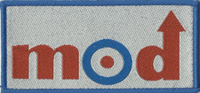 MOD logo/target 1990s WOVEN