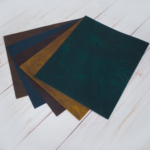 Bison leather sheets - bison, up
