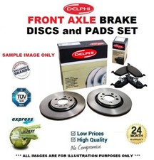 Front axle brake discs pads - axle,