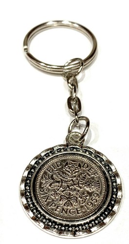 Lucky sixpence birthday - sixpence,