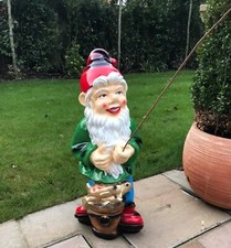 Garden gnome Angler - large