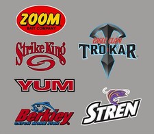 Fishing Logo Set / 6 PACK / 6"