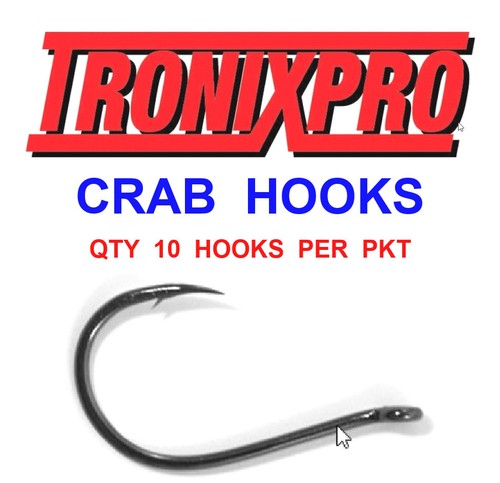 Tronixpro crab hooks size 1 - 10,