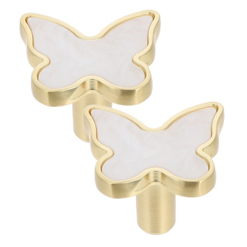 Pcs pink door knobs gold - pcs,