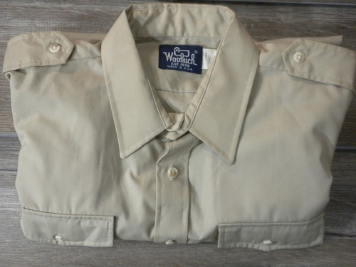 Woolrich shirt mens khaki - woolrich,