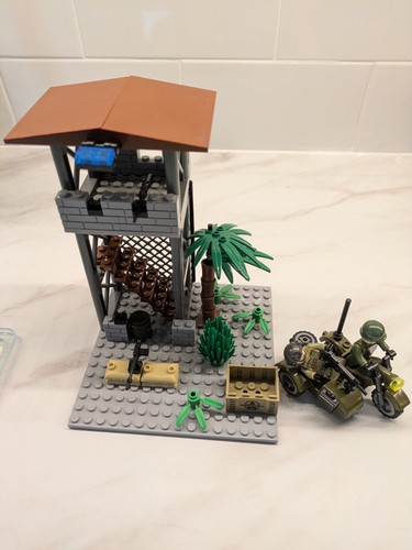 Building brick military - building,