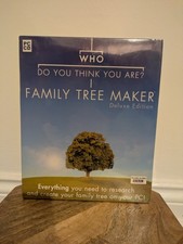 Who Do You Think You Are Family Tree Maker Deluxe Edition PC CD New Sealed BBC