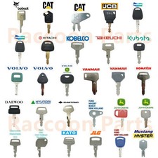 28 Excavator Plant Digger Keys