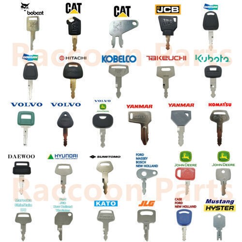 Excavator plant digger keys - 28,