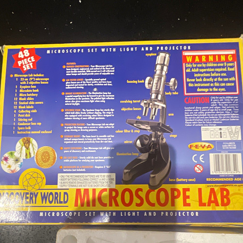 Discovery world microscope - world,