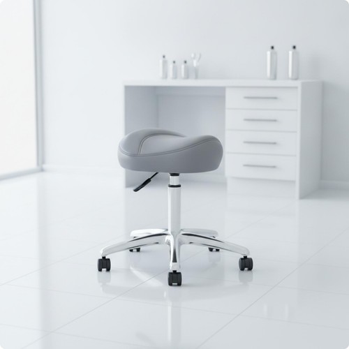 Saddle stool with wheels - stool,